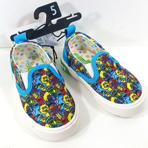 Sesame Street Ground Up Toddler‎ Boys Girls Slip On Sneakers Multi Color Size 5